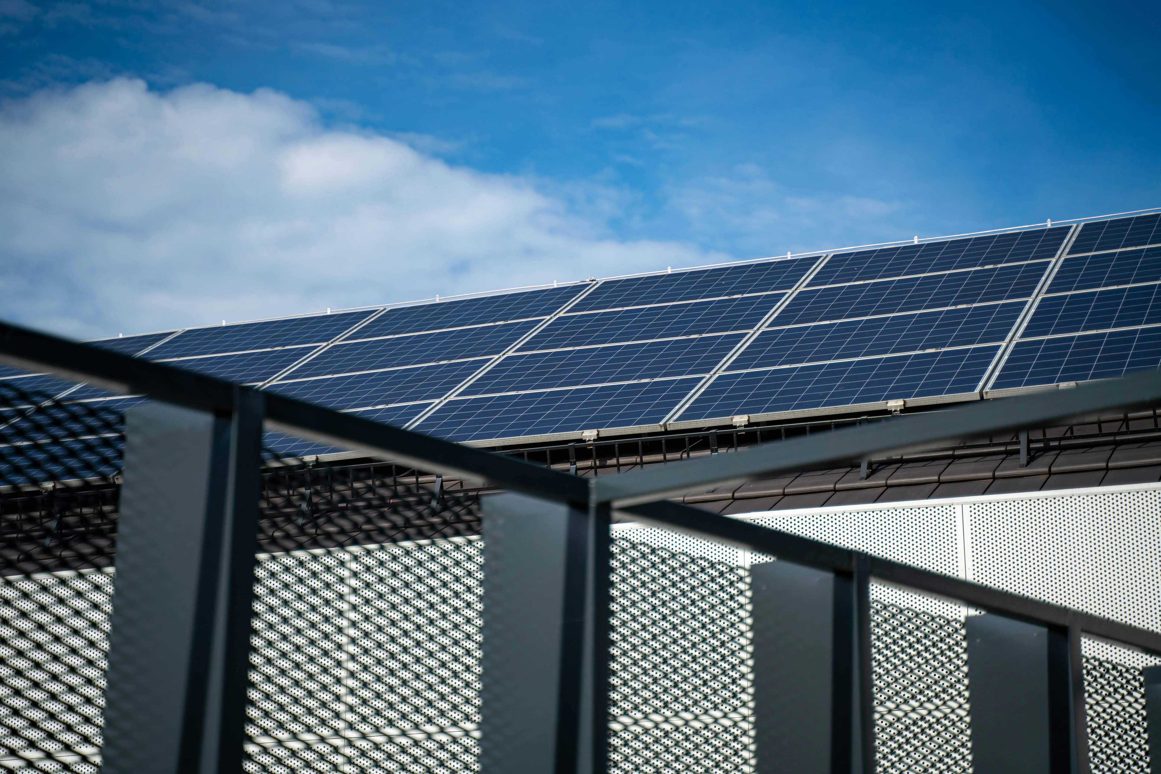 Commercial property solar array